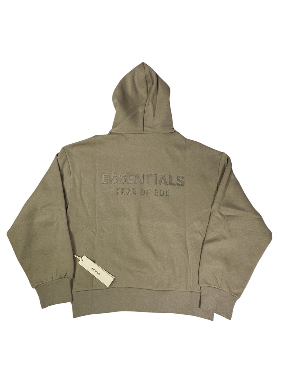 Fear of God ESSENTIALS SS25 Timber Classic Fit Fleece Hoodie Large